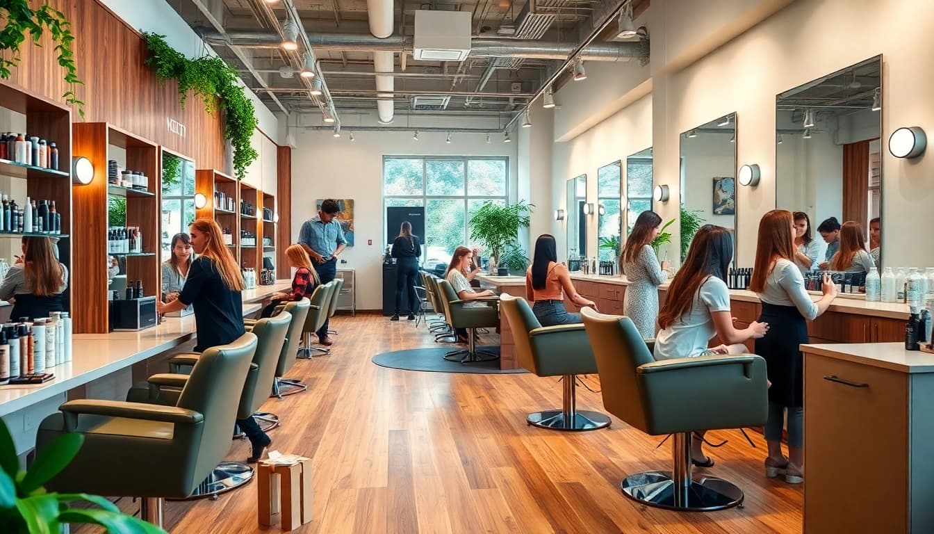 Experience professional hair salons with modern decor and friendly stylists.