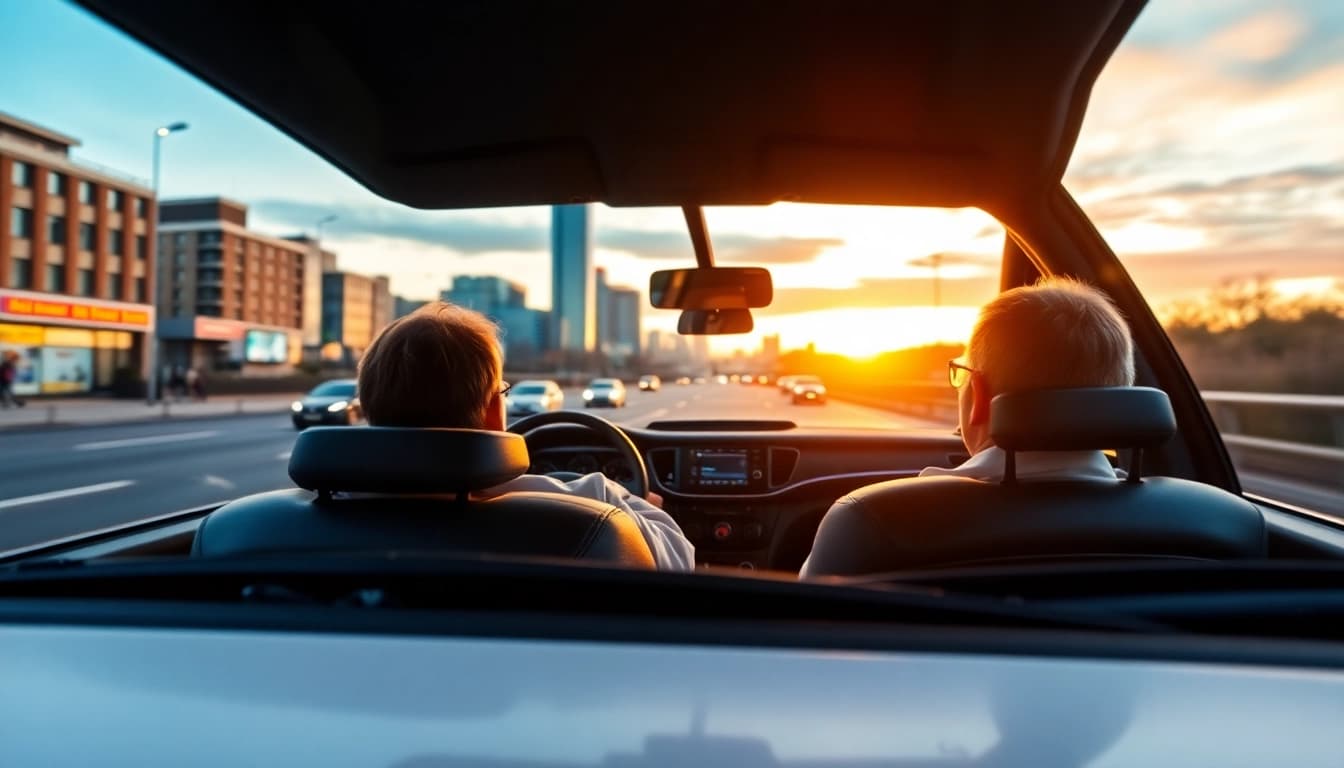 Take a taxi from Nottingham to Birmingham Airport in a sleek vehicle showcasing comfort and style.