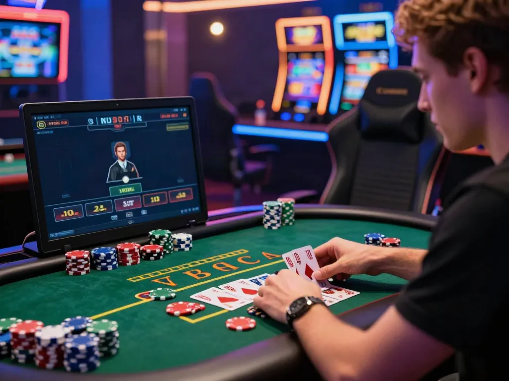 Engaging roulette gameplay at an online casino not on gamstop with vibrant visuals and colorful gaming elements.