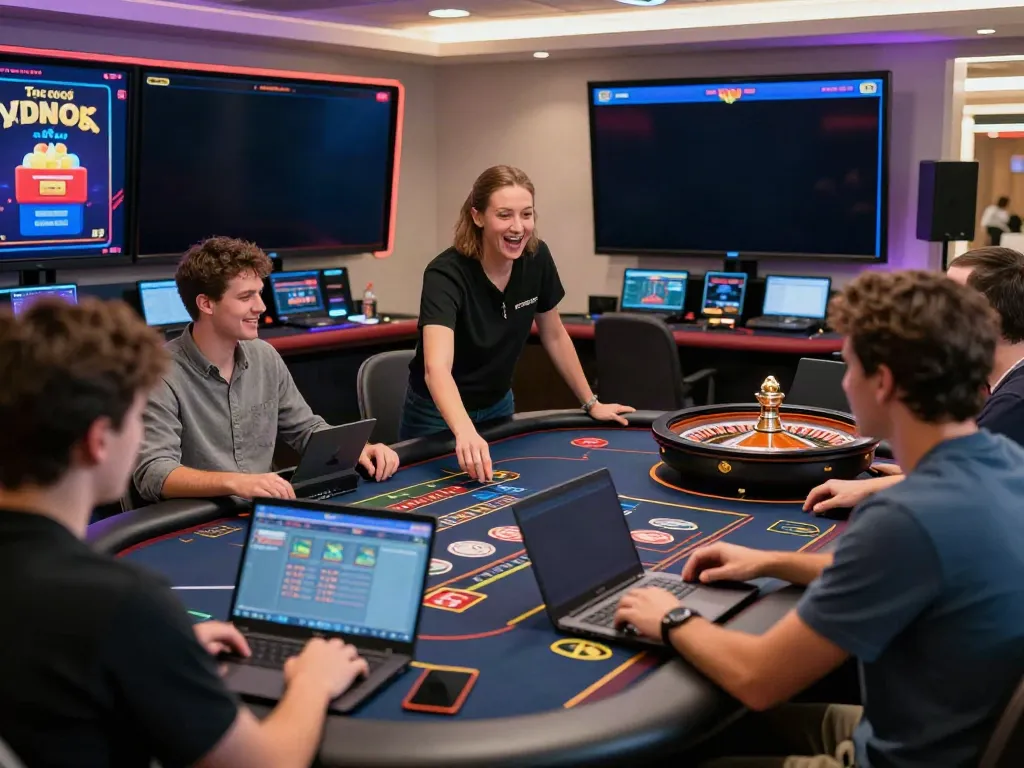 Players enjoying a casino not on gamstop experience with live dealer games and engaging promotions.