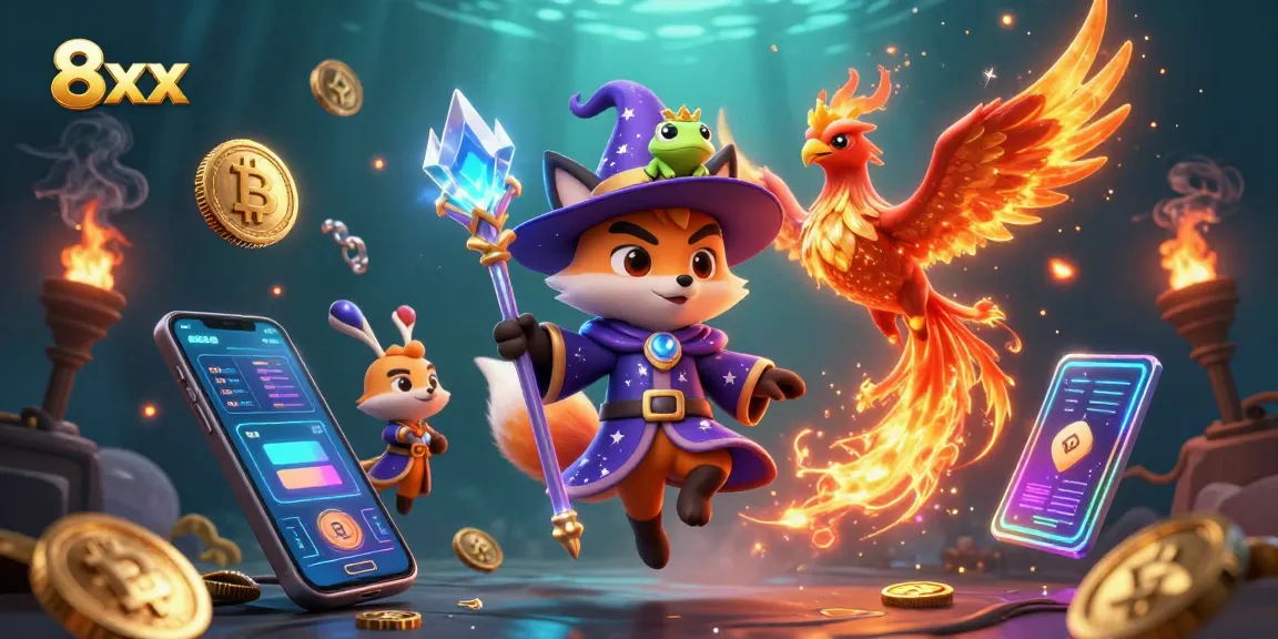 Engage with 8xx casino magic through thrilling digital illustrations showcasing dynamic gambling experiences.