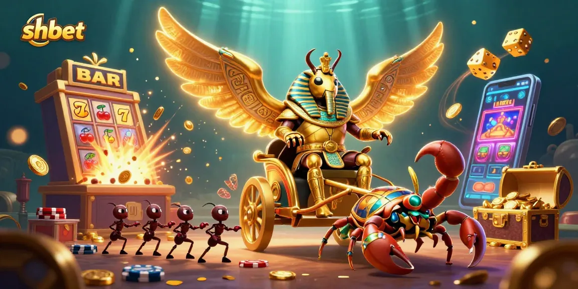 Experience excitement at shbet with a vibrant casino scene featuring captivating 3D elements and thrilling gaming.