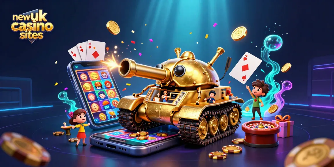 Experience the thrill of new UK casino sites with vibrant gaming elements and dynamic visuals.