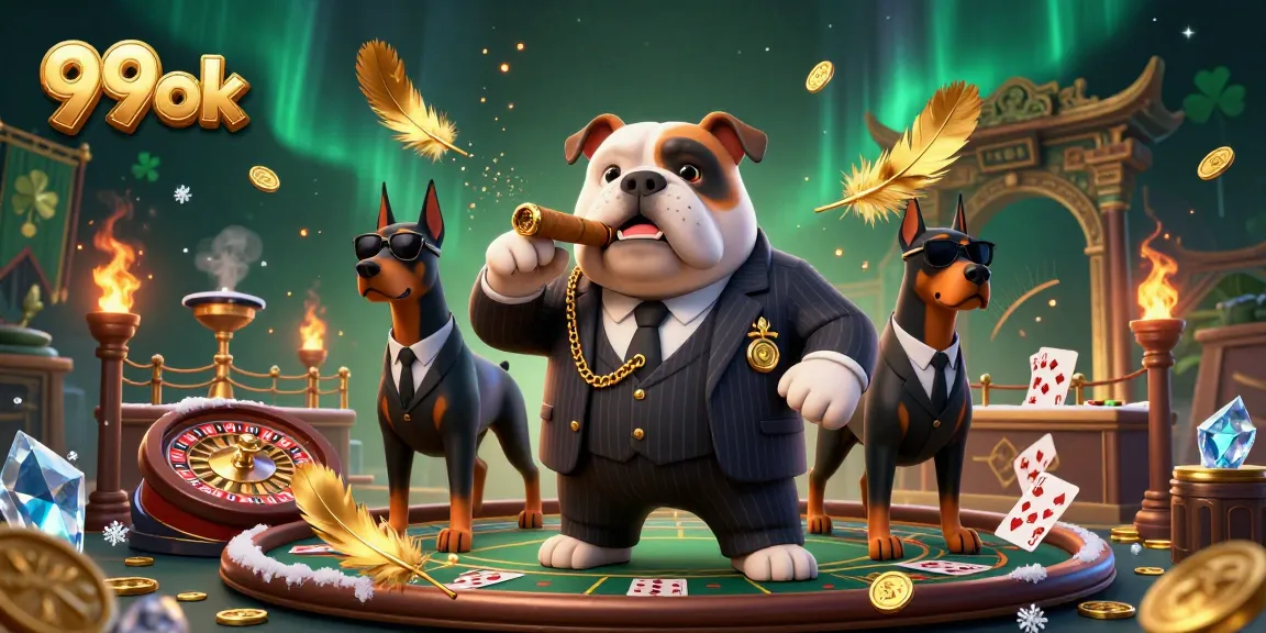 Experience winning strategies with 99ok in this vivid casino scene filled with excitement and character.