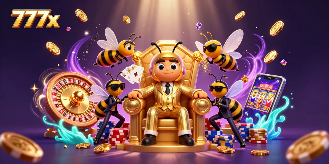 Experience thrilling gameplay with 777x, featuring vibrant casino elements and characters.