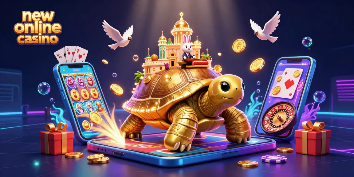 Experience thrill at a new online casino with dynamic gaming elements and vibrant characters.