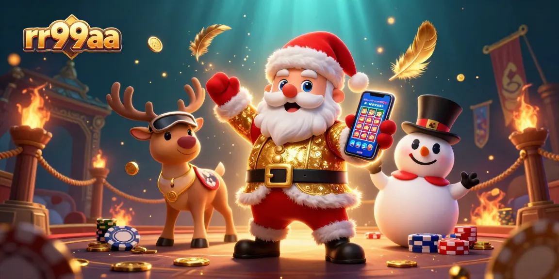 Experience thrilling wins at rr99aa with Santa, his reindeer, and a poker snowman!