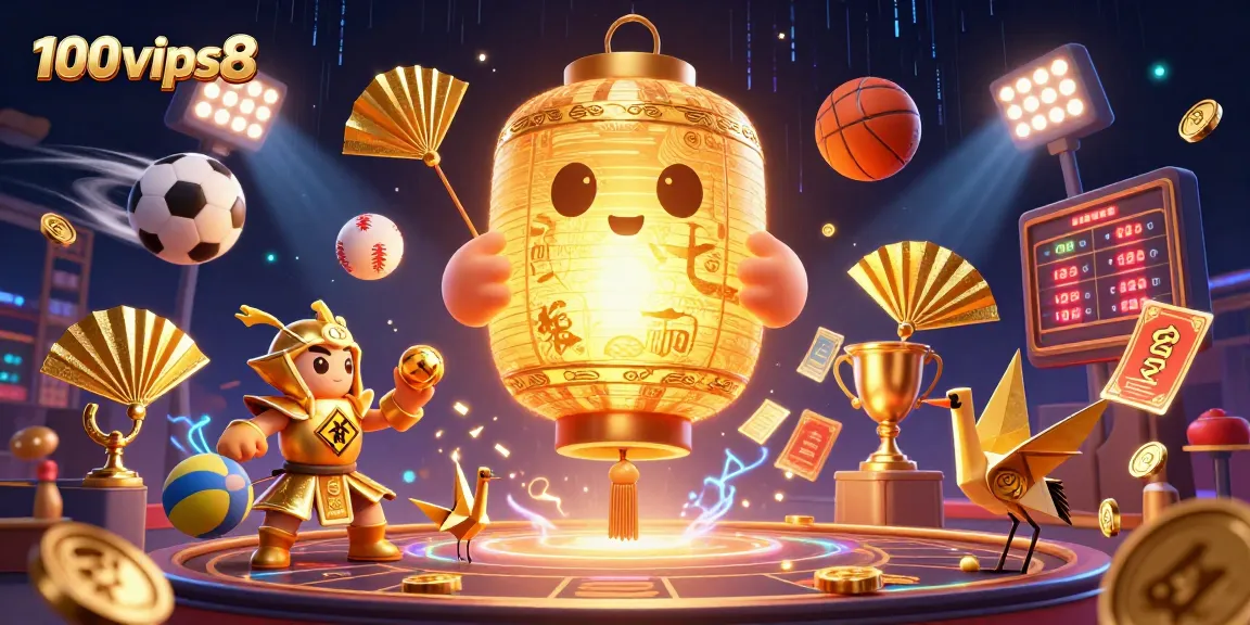 Stake your claim at 100vips8 with a thrilling and vibrant casino scene filled with action.